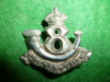 MM54 8th Royal Rifles Collar Badge, 1904-1922